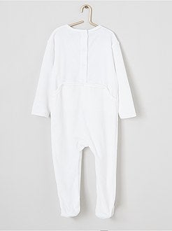 Pigiama in velluto stampato - Kiabi