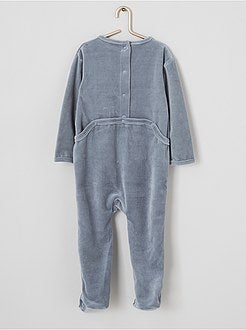 Pigiama in velluto stampato - Kiabi