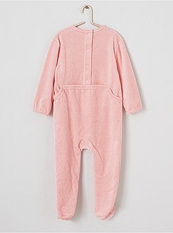 Pigiama in velluto stampato - Kiabi