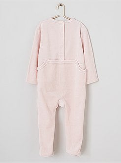 Pigiama in velluto stampato - Kiabi