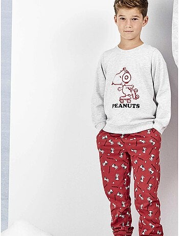Pigiama infantile unisex con stampa di snoopy