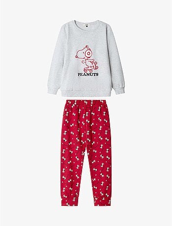Pigiama infantile unisex con stampa di snoopy