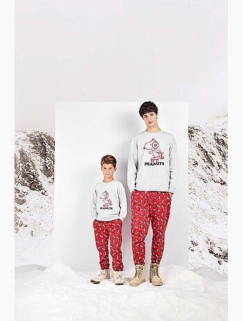 Pigiama infantile unisex con stampa di snoopy