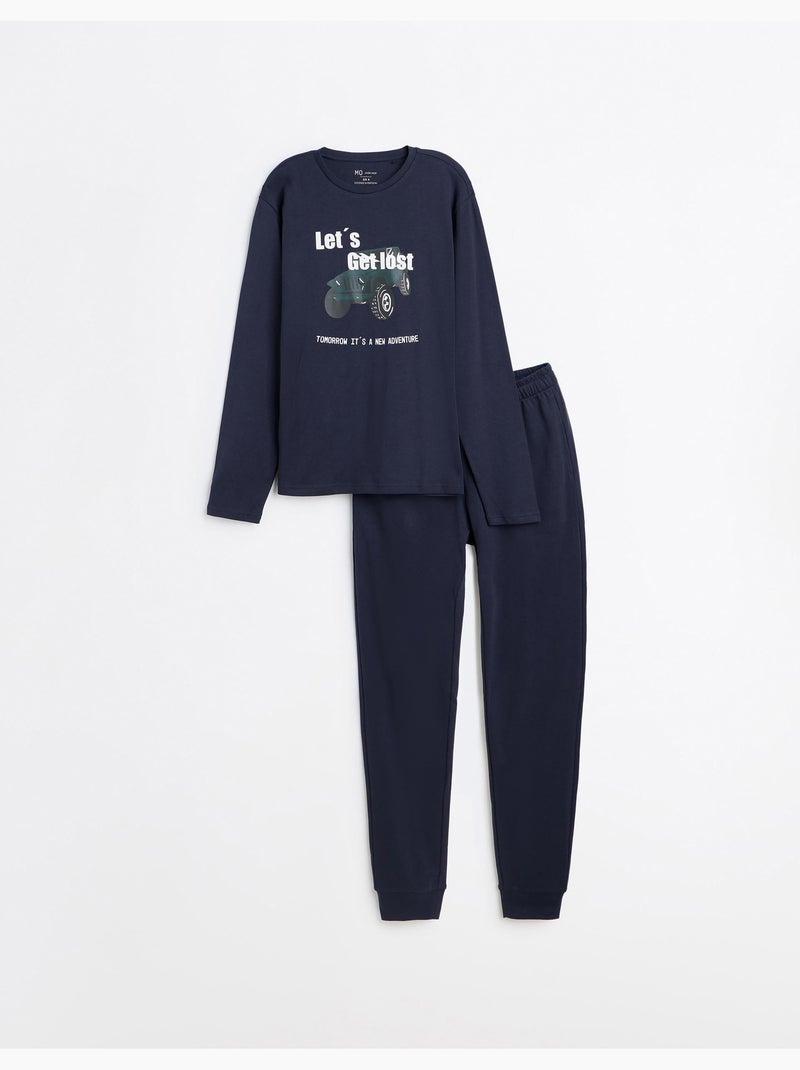 Pigiama interbloccato, mo fashion Blu - Kiabi