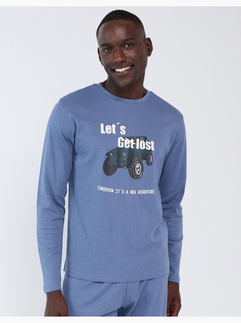 Pigiama interbloccato, mo fashion Blu - Kiabi