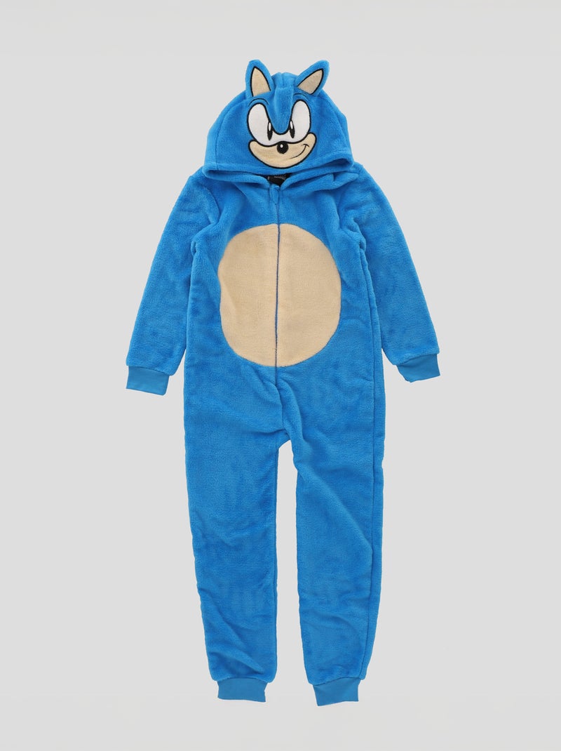 Pigiama intero animato 'Sonic' Blu - Kiabi