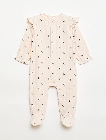 Pigiama intero con apertura frontale