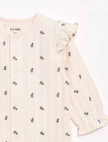 Pigiama intero con apertura frontale