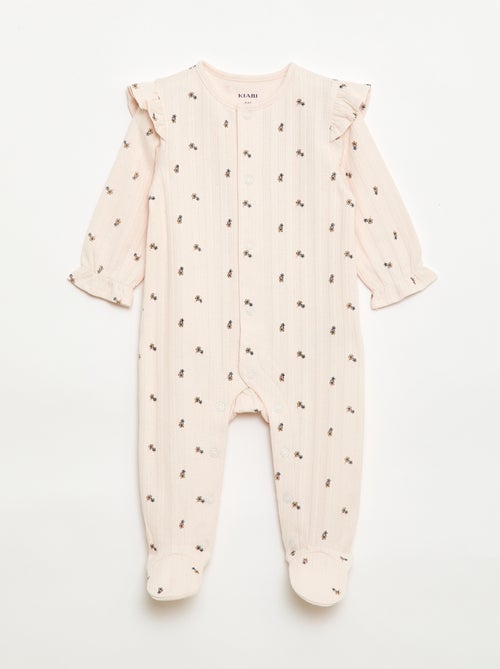 Pigiama intero con apertura frontale - Kiabi