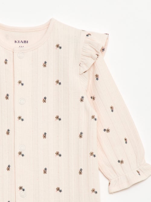 Pigiama intero con apertura frontale - Kiabi