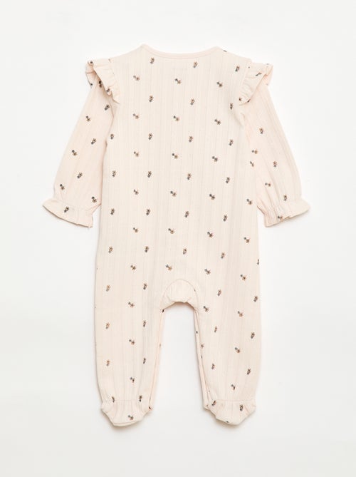 Pigiama intero con apertura frontale - Kiabi