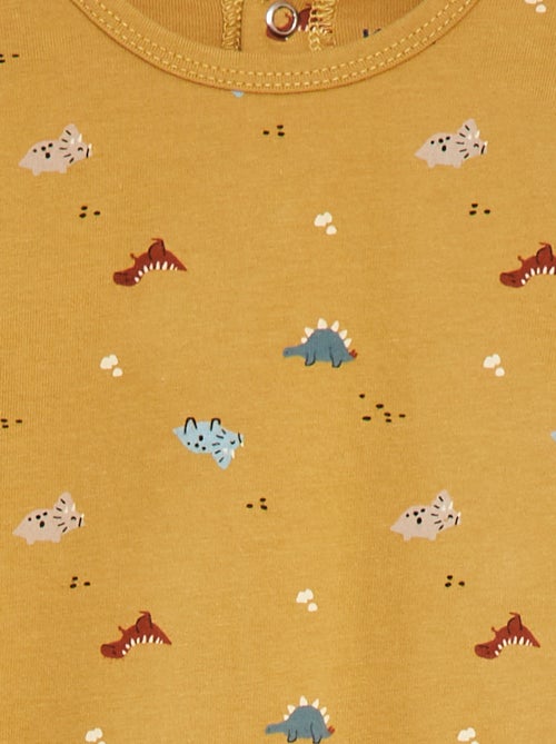 Pigiama intero con piedini a fantasia - Kiabi