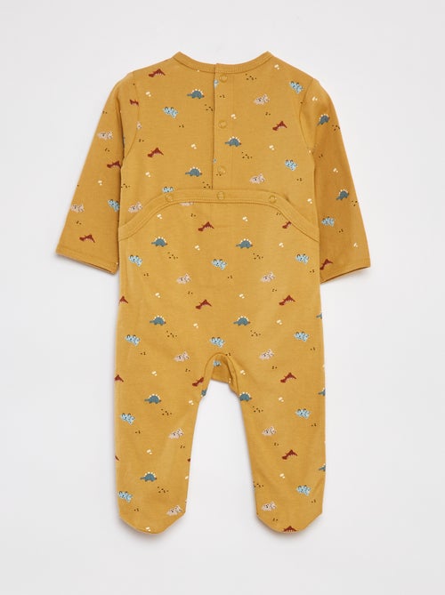 Pigiama intero con piedini a fantasia - Kiabi