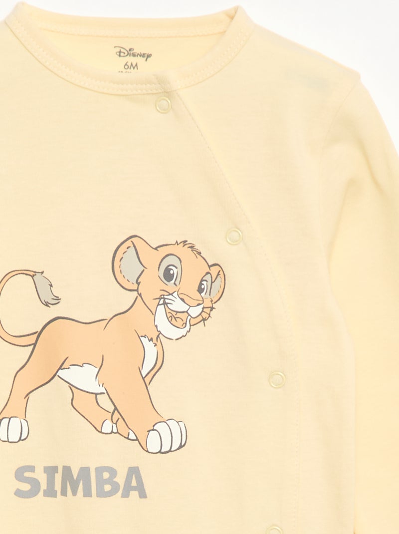 Pigiama intero 'Disney' in cotone Giallo - Kiabi