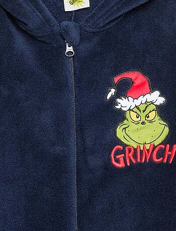 Pigiama intero "Grinch" in pile - Natale