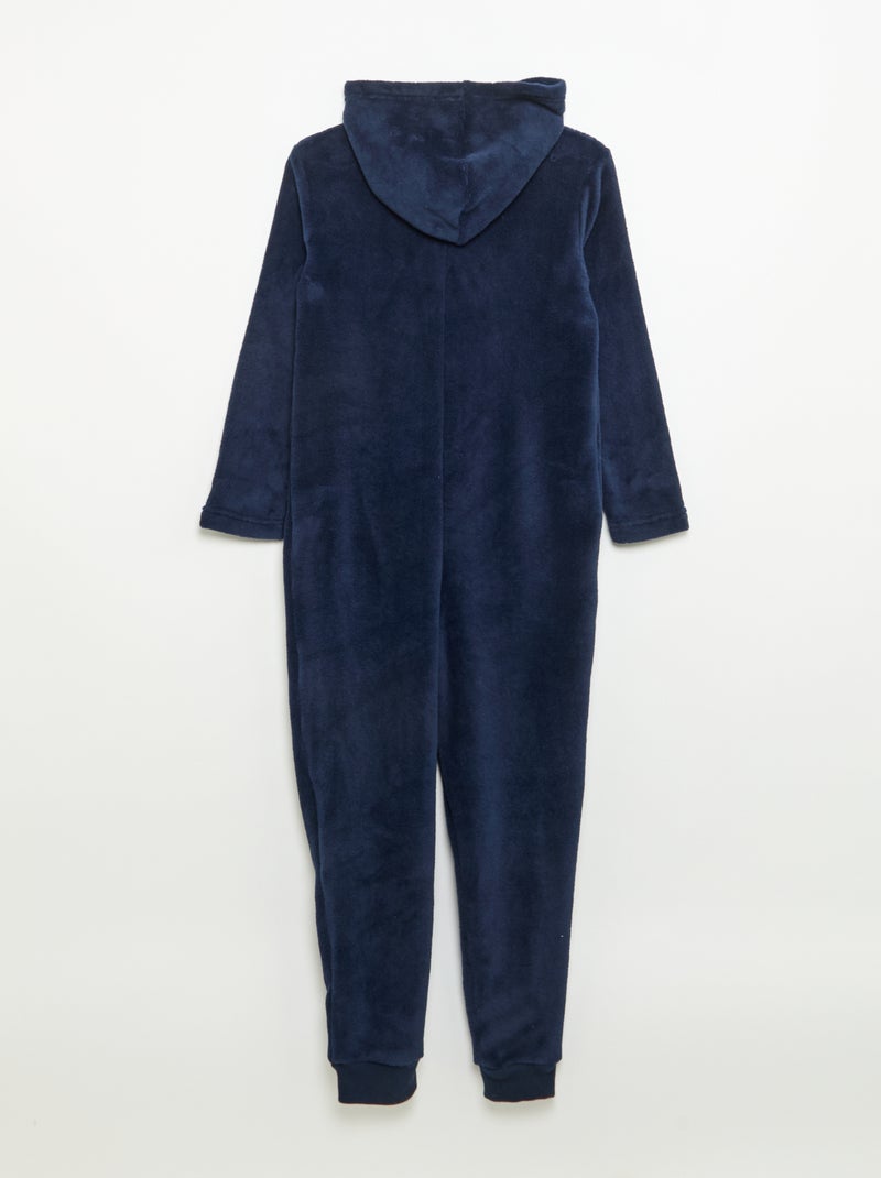Pigiama intero "Grinch" in pile - Natale Blu - Kiabi