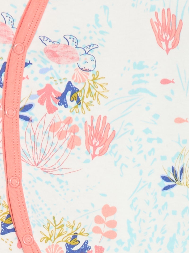 Pigiama intero in cotone 'Petit Béguin' Rosa - Kiabi