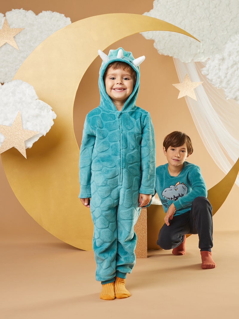 Pigiama Ragazzi Dinosauro 100% Cotone - Comodo E Divertente - Foto 9