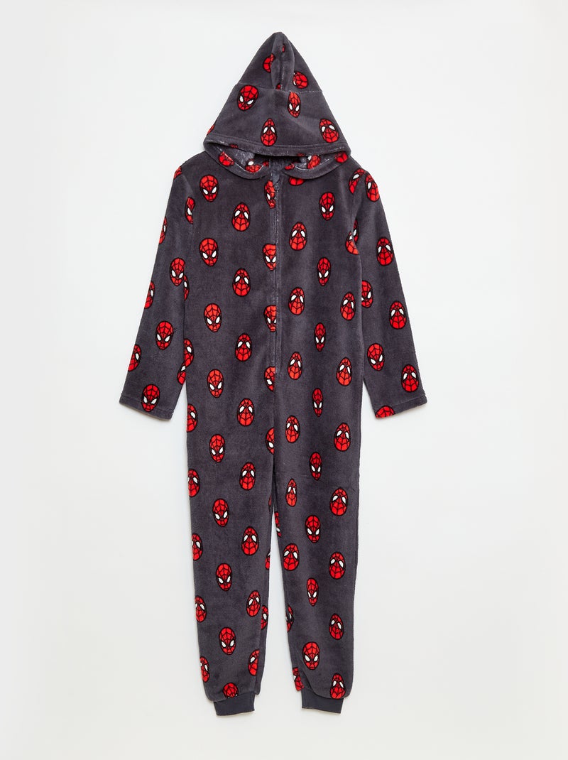 Pigiama corto 'Spider-Man' 'Marvel' - 2 pezzi - grigio rosso - 15.00