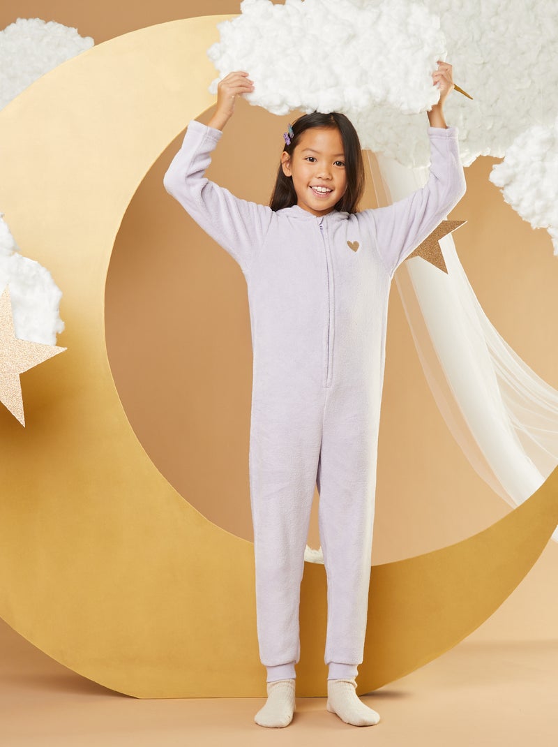 Pigiama intero in pile VIOLA - Kiabi