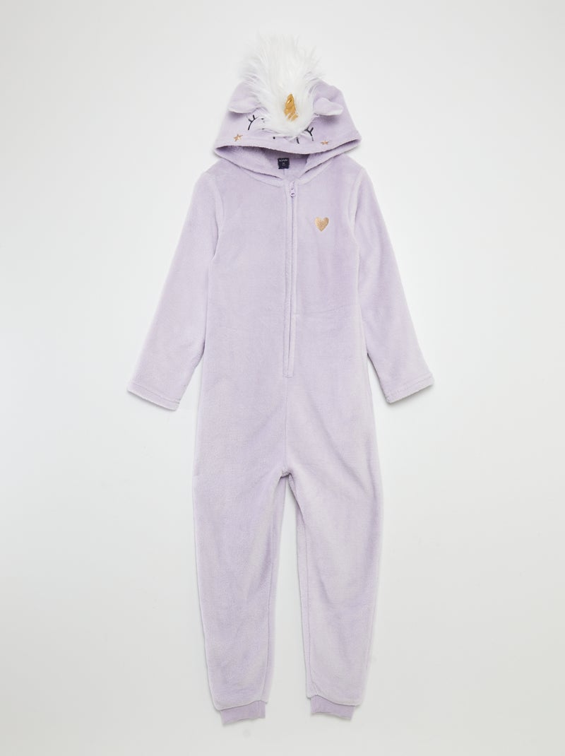 Pigiama intero in pile VIOLA - Kiabi