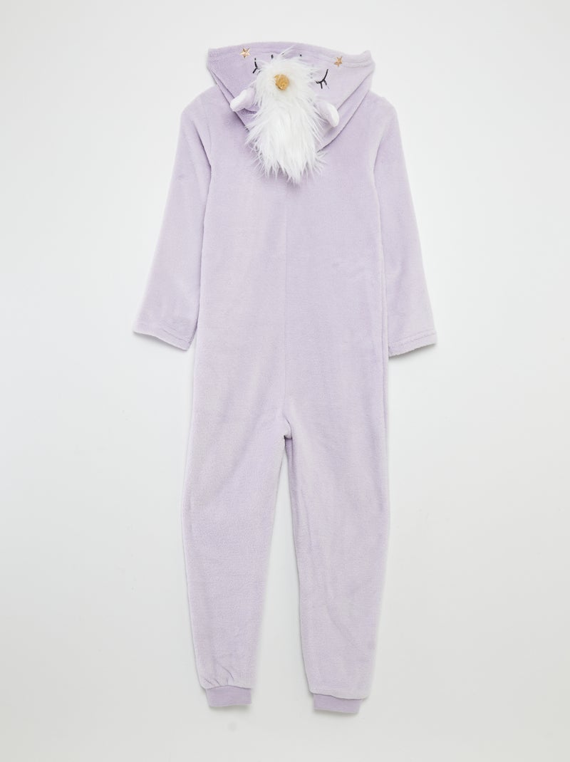 Pigiama intero in pile VIOLA - Kiabi