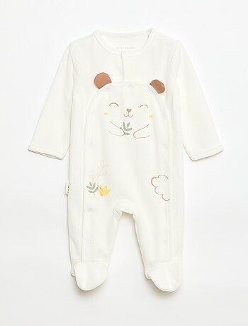 Pigiama intero in velluto