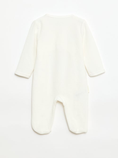 Pigiama intero in velluto - Kiabi