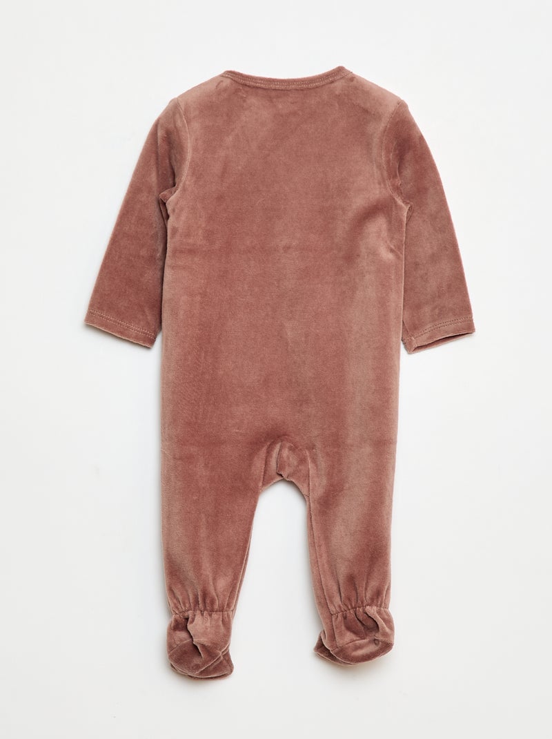 Pigiama intero in velluto 'Simba' 'Disney' Marrone - Kiabi