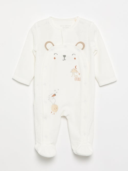 Pigiama intero "Petit Béguin" con animazione - Kiabi