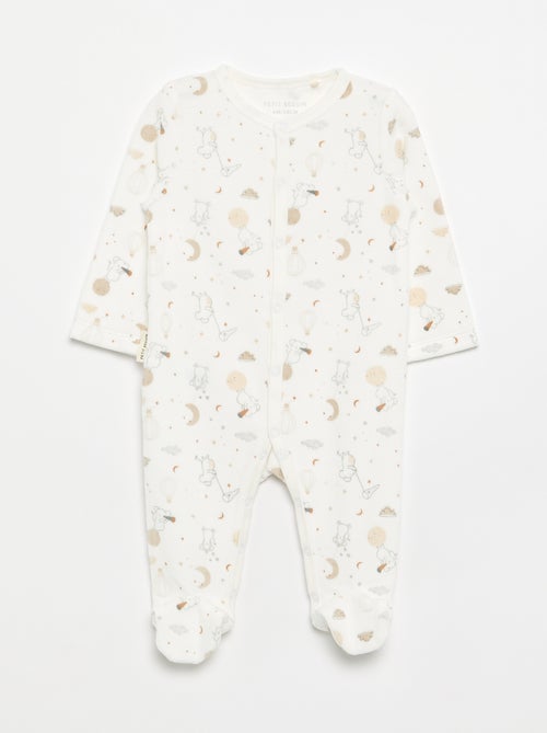 Pigiama intero \'Petit Béguin\' in velluto - Kiabi
