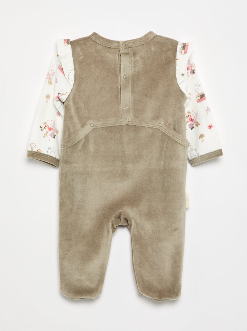 Pigiama intero \'Petit Béguin\' Verde - Kiabi
