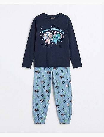 Pigiama invernale a maniche lunghe DISNEY con Stitch per bambini