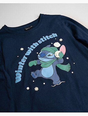 Pigiama invernale a maniche lunghe DISNEY con Stitch per bambini