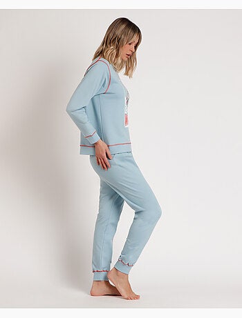 Pigiama invernale da donna a maniche lunghe in peluche DISNEY