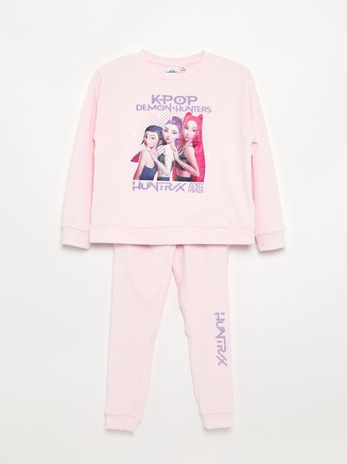 Pigiama "KPop Demon Hunters" 2 pezzi - T-shirt a maniche lunghe + pantaloni - Kiabi