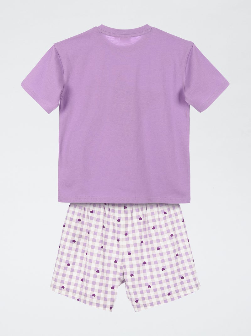 Pigiama 'Kuromi' in cotone Viola - Kiabi