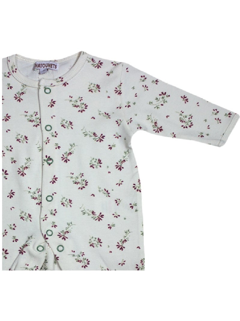 Pigiama "Lilas" in cotone di Les Chatounets Bianco sporco - Kiabi