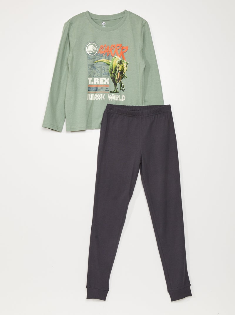 Pigiama lungo - 'Jurassic Park' - 2 pezzi KAKI - Kiabi