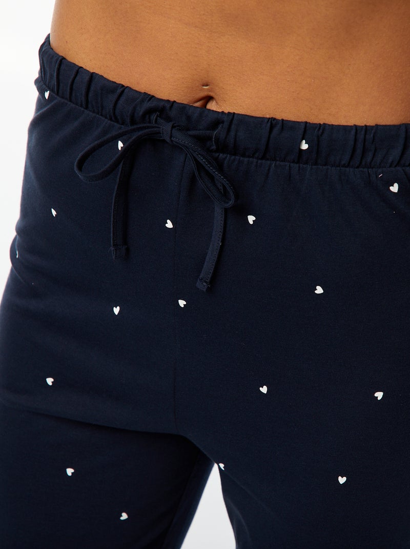 Pigiama lungo - Set 2 pezzi BLU - Kiabi