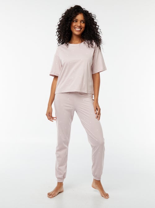 Pigiama lungo - Set 2 pezzi - Kiabi