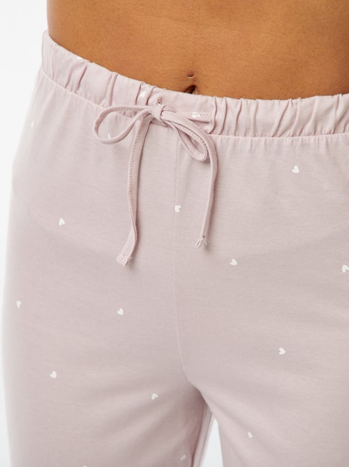 Pigiama lungo - Set 2 pezzi - Kiabi