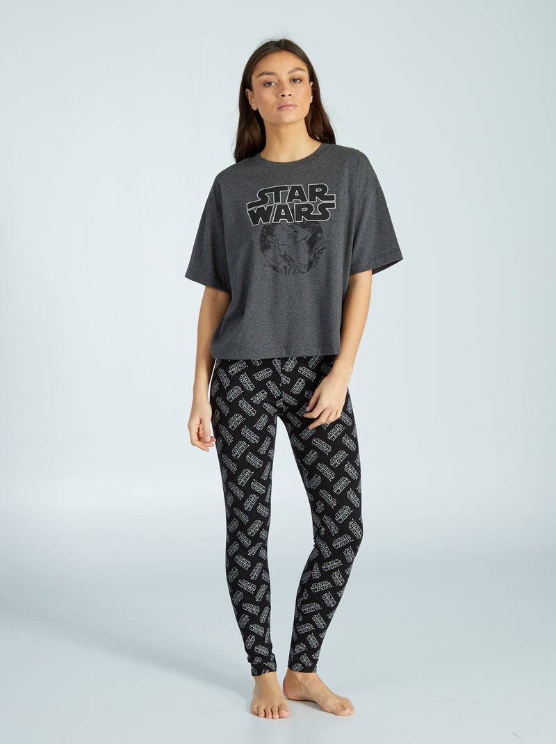 Pigiama lungo - 'Star Wars' - 2 pezzi GRIGIO - Kiabi