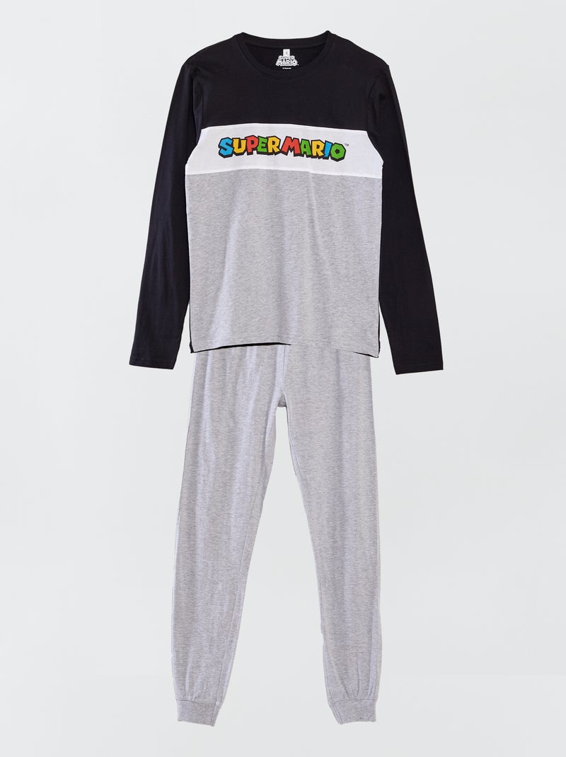 Pigiama lungo - 'Super Mario' - 2 pezzi BIANCO - Kiabi