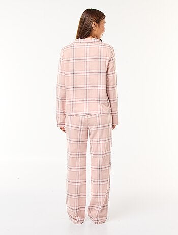 Pigiama lungo 2 pezzi camicia + pantaloni - 2 pezzi