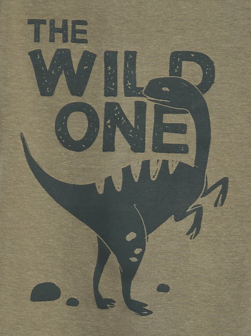 Pigiama lungo 2 pezzi stampato VERDE - Kiabi