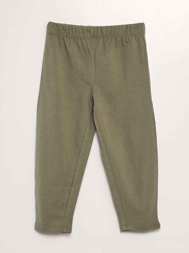 Pigiama lungo 2 pezzi stampato VERDE - Kiabi