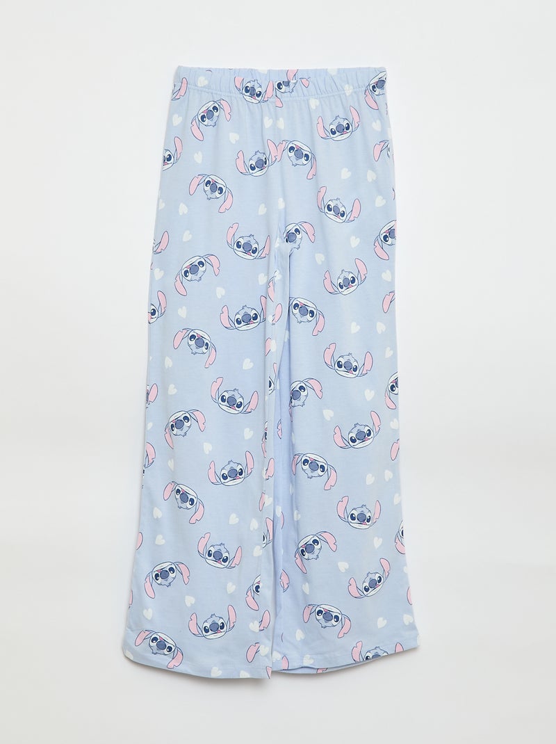 Pigiama lungo 2 pezzi 'Stitch' 'Disney' Blu - Kiabi