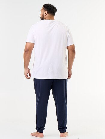 Pigiama lungo completo t-shirt + pantaloni - 2 pezzi