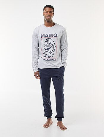 Pigiama lungo composto da t-shirt + pantaloni - 2 pezzi